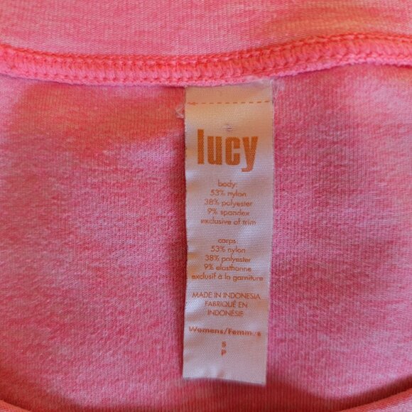 Lucy Longsleeve Tee Hot Pink Top Activewear Athleisure Travel Size Small - Picture 12 of 13